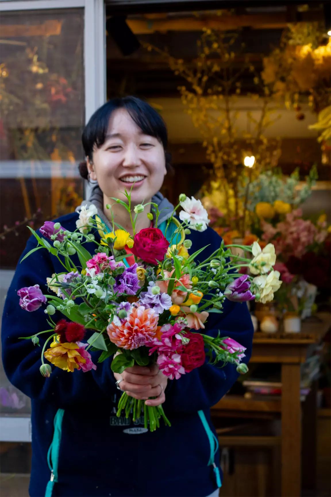 引越し祝いの花束