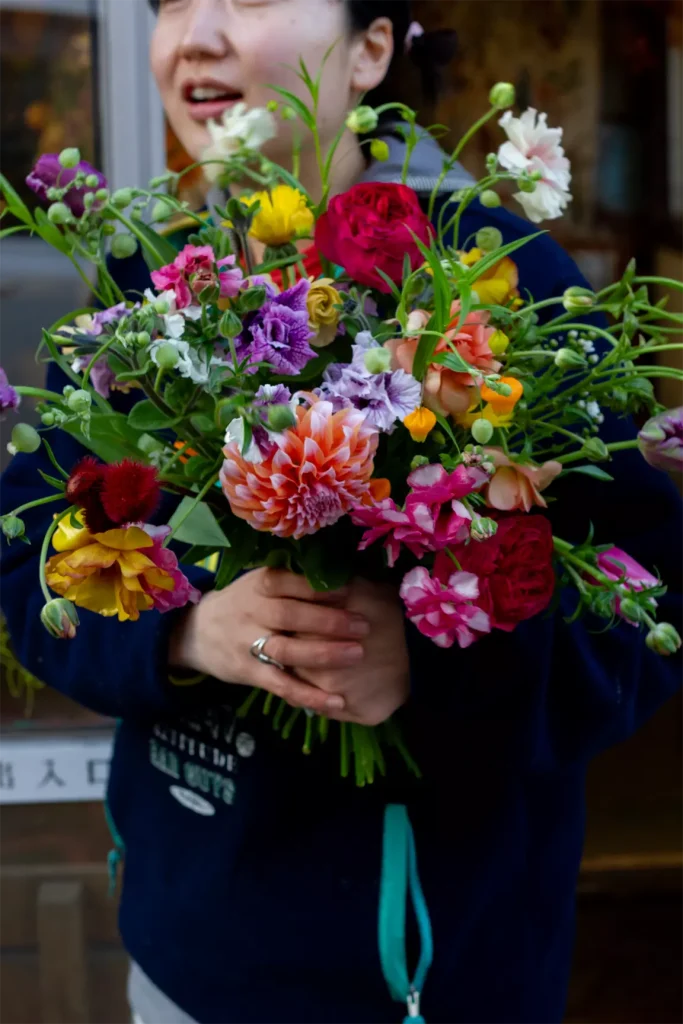 引越し祝いの花束