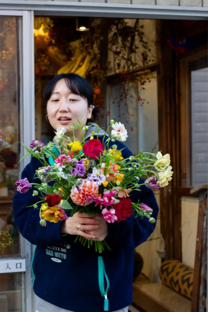 引越し祝いの花束